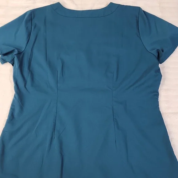 Healing Hands Scrub Teal Top XL Style 2172 - Picture 6 of 8